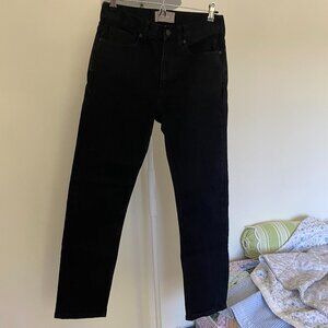 Everlane Straight Black Jeans